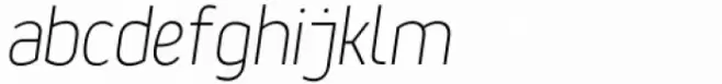 SF Liberty Hairline Italic