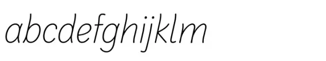SideNote Thin Italic