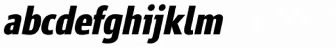 Sigma Condensed Bold Oblique