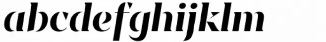 Sincerity Stencil Bold Italic