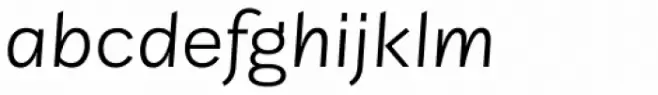 Sintesi Sans Light Italic