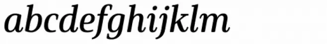 Solitas Serif Cond Demi Italic