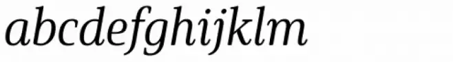 Solitas Serif Cond Regular Italic