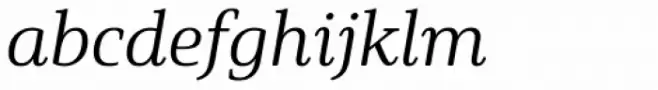Solitas Serif Ext Book Italic