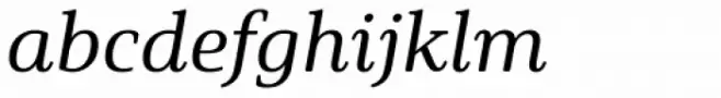 Solitas Serif Ext Medium Italic