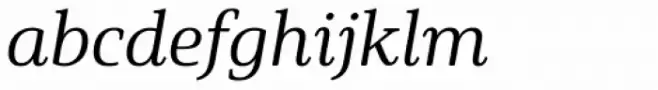 Solitas Serif Ext Regular Italic