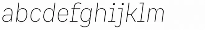 Spock Pro Ultra Light Italic