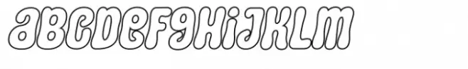 Squid Junkie Outline Light Italic