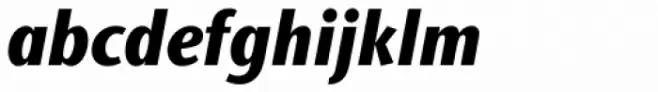 Stone Sans II Pro Condensed ExtraBold Italic