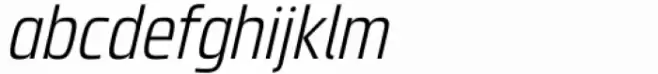 Superscience Light Condensed Italic