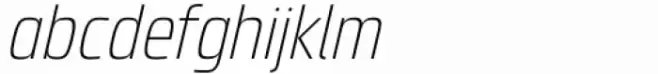Superscience Thin Condensed Italic