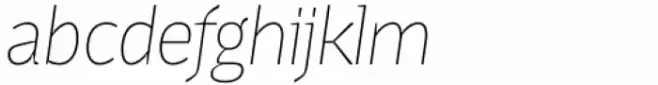 Terafile Italic Light