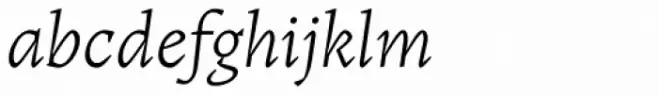Teramo Text Light Italic