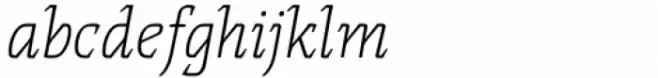 Thalweg Ultra Light Italic