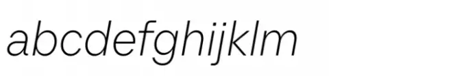 TT Neoris ExtraLight Italic