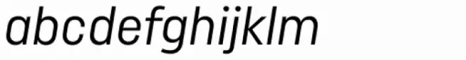 Uniform Italic Cond Regular Italic