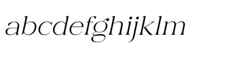 Valdo Extra Light Italic