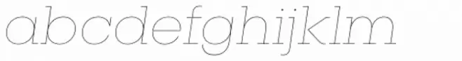 Vicky Thin Italic