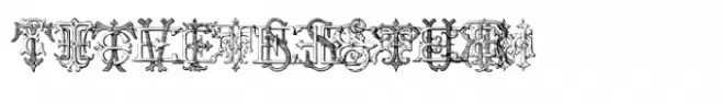 Vintage Monograms Regular E