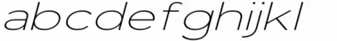 Vista Nordic Extra Light Italic