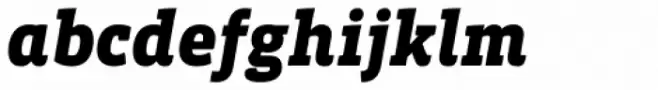 Vista Slab Black Italic