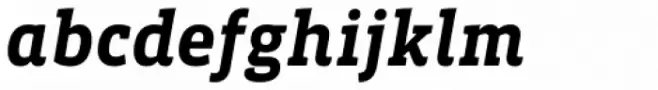 Vista Slab Bold Italic