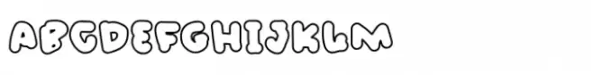 Wild Fat Font Outline