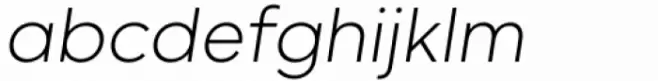 Willgray A Light Italic