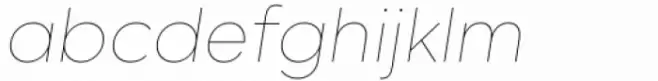 Willgray A Thin Italic