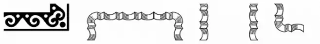 Woodtype Borders NF