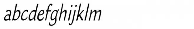 Worstveld Hand Condensed Italic