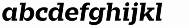 Zin Slab Extended Bold Italic