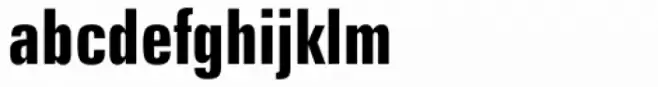 Zurich Std Bold Extra Condensed