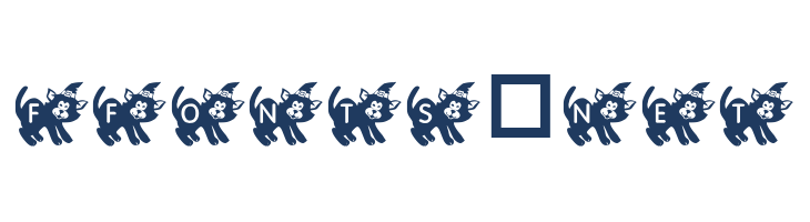 KR Halloween Kitten font — Lorem ipsum body text preview