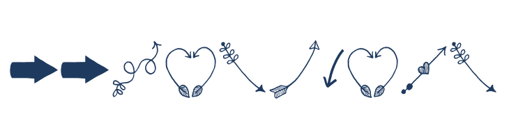 Tanaestel Doodle Arrows Regular font — Lorem ipsum body text preview