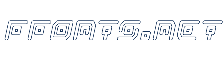 Neon Circuit Outline Italic font — Lorem ipsum body text preview