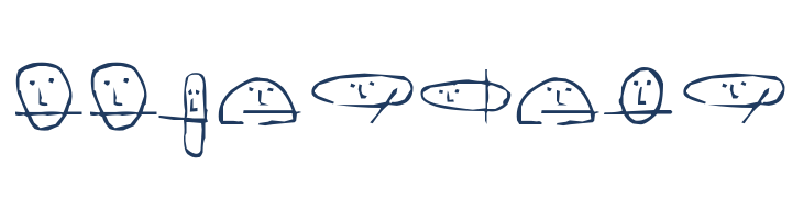 unusual suspects [ square eyes ] font — Lorem ipsum body text preview