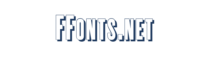 Enge Holzschrift Shadow font — Lorem ipsum body text preview