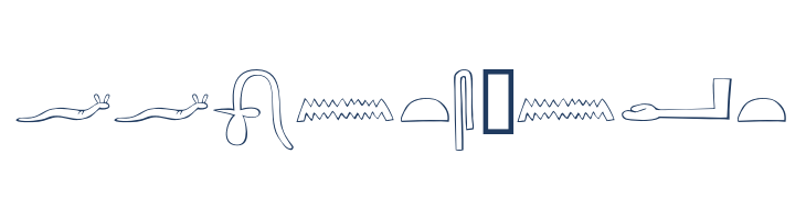 AncientEgyptianHieroglyphs font — Lorem ipsum body text preview