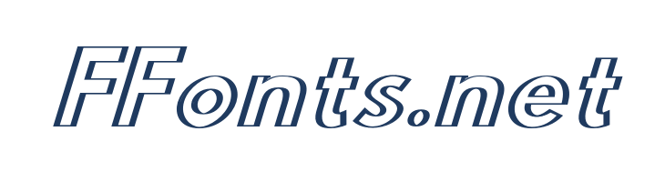 Hussar Outliner Oblique font — Lorem ipsum body text preview