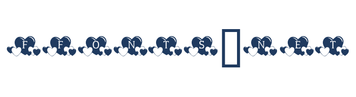 KR Lots Of Hearts font — Lorem ipsum body text preview