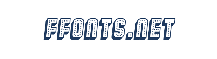 Broadway 3D Italic font — Lorem ipsum body text preview